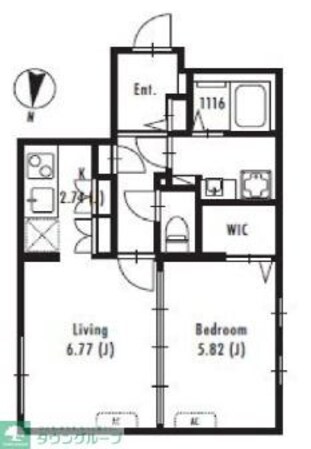 プライマル中野新橋の物件間取画像